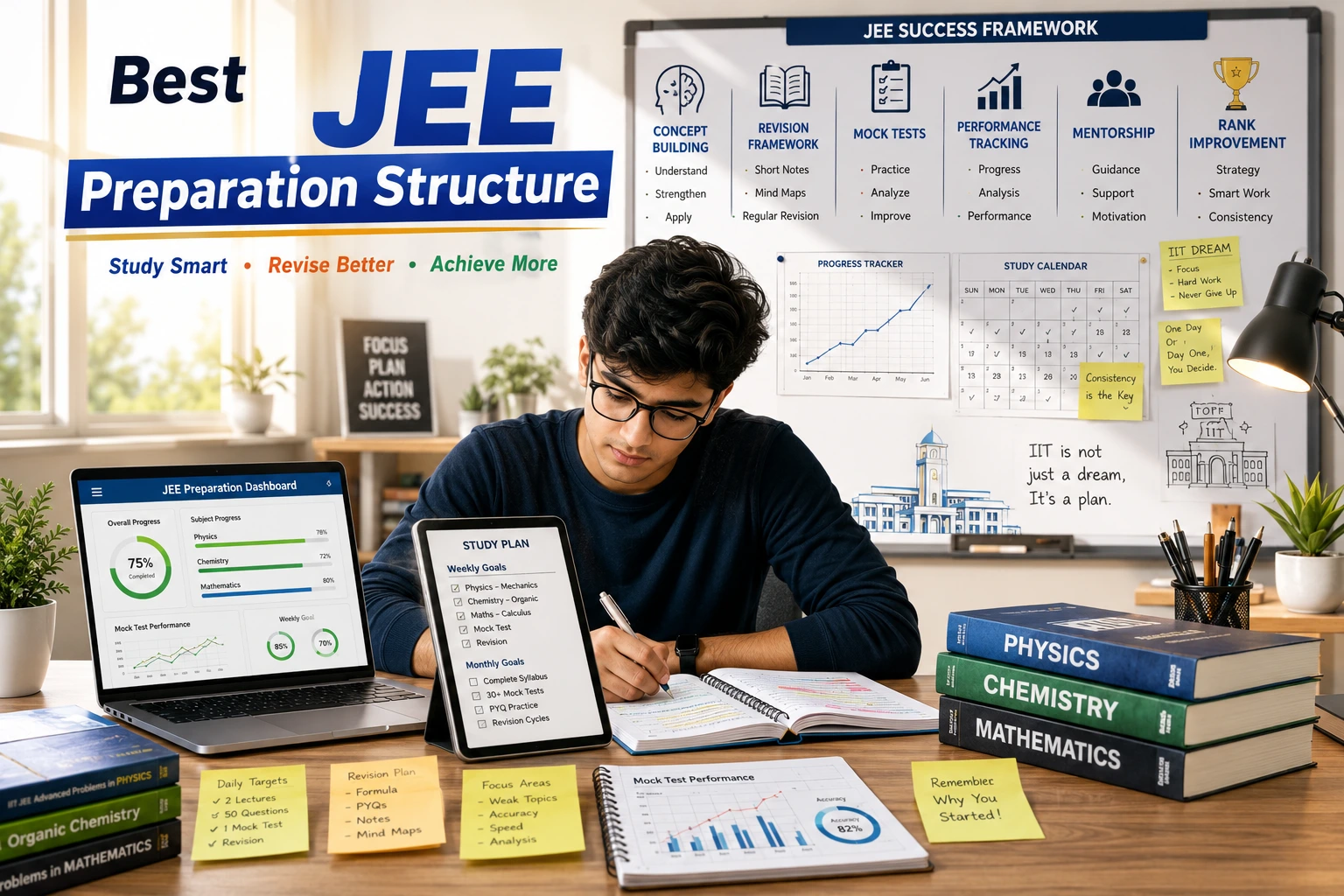 Structured JEE Preparation Guide for Class 11, Class 12 & Droppers